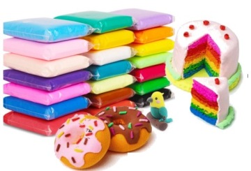 SENSO CLAY ПЕНА ПОЛИМЕРНАЯ ГЛИНА 24 ШТ.