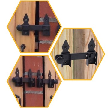 ЗАЩЕЛКА ДЛЯ САДОВЫХ КАЛИТ ЧЕРНАЯ WOGO 120 DOMAX