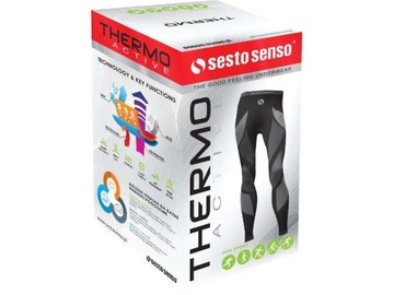 Spodnie termoaktywne Sesto Senso Thermo Active Grigio Man S