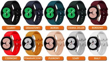 3X ремень для Samsung Galaxy Watch 4 5 6 7 40 мм 44 мм 45 мм 46 мм 47 мм Active 2