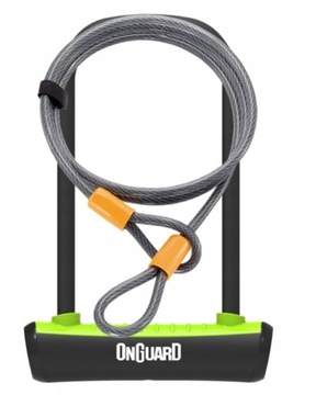 Zapięcie rowerowe Onguard 8154 U-Lock ULOCK Neon Zielony