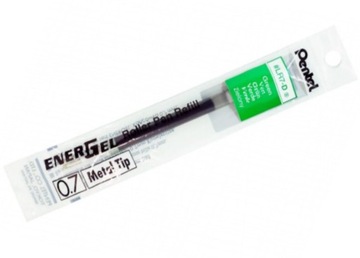 Wkład zielony LR7 0,7mm Energel do długopisu żelowego Pióra gel BL77 Pentel