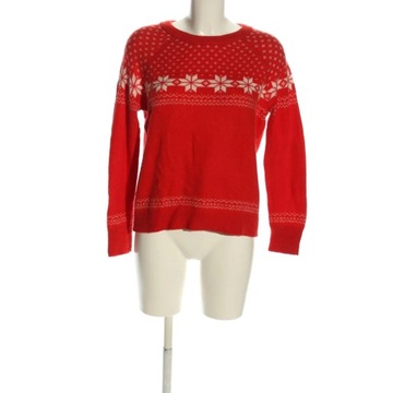 H&M Sweter z dzianiny Rozm. EU 36 czerwony