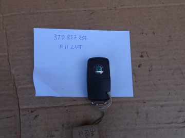 SKODA FABIA II OCTAVIA II KLUCZYK PILOT 3T0837202 434MHZ