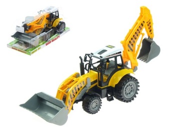 TRAKTOR BUDOWLANY Z TUREM I ŁYŻKĄ