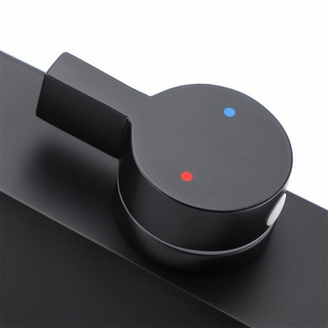 Бесконтактный смеситель для умывальника с сенсором и инфракрасным датчиком, черный