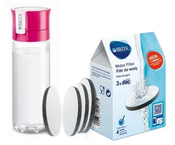 BUTELKA FILTRUJĄCA BRITA +4 WKŁADY MicroDisc BRITA