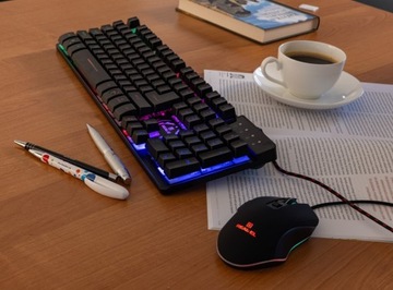 Оптическая мышь REAL-EL RM-550 с RGB-подсветкой