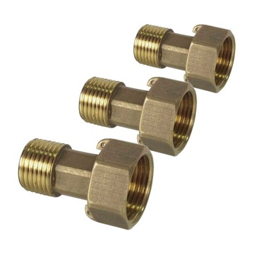 ŚRUBUNEK PÓŁŚRUBUNEK WODOMIERZA 1”x3/4” MOSIĘŻNY DIAMOND