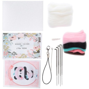 Набор для валяния иглой, шерстяная фруктовая кукла, упаковка ручной работы