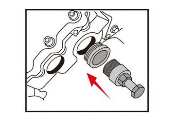 ZESTAW DO DEMONTAŻU POMPY WTRYSKOWEJ BMW 2.0 3.0 M47 M57 DIESEL LAND ROVER