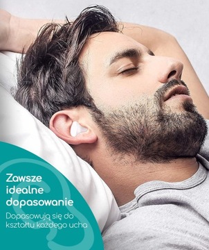 6x СИЛИКОНОВЫЕ ЗАГЛУШКИ ДЛЯ УШЕЙ 27 дБ МНОГОРАЗОВЫЕ ШУМОПОДАВЛЕНИЕ ВО ВРЕМЯ СНА