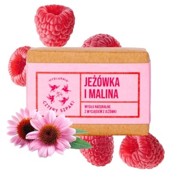 CZTERY SZPAKI Mydło JEŻÓWKA i MALINA