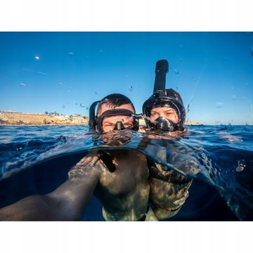 ПОЛНОЛИЦЕВАЯ МАСКА ДЛЯ ДАЙВИНГА S/M СКЛАДНАЯ ДЛЯ ПЛАВАНИЯ И СНОРКЕЛИНГА