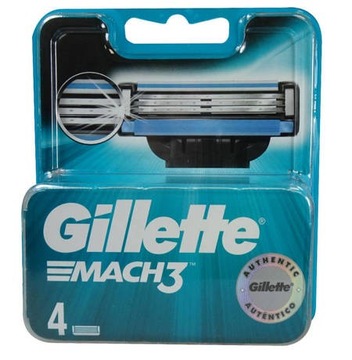 Wkłady do maszynek Gillette ,, Mach 3'' op.4 szt.