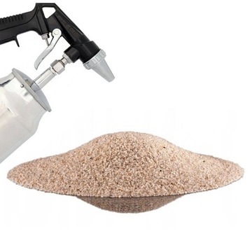 PIASEK ŚCIERNIWO 01-05 mm DO PIASKOWANIA 25 KG