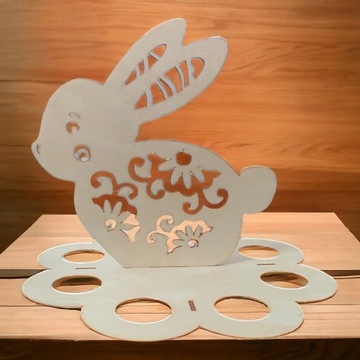 Подставка для зайца, корзинка для яиц, пасхальные яйца, подставка для зайчика на 8 шт.