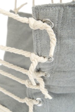 БРАЗИЛЬСКИЙ ПОДВЕСНОЙ СТУЛ-ГАМАК 90X50см СЕРЫЙ