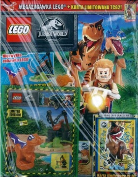 LEGO JURASSIC WORLD 1/23 + RAPTOR + PUŁAPKA