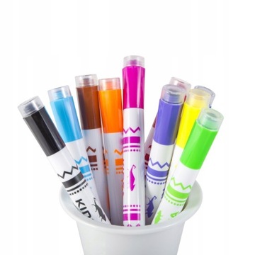 ТОНКАЯ ДЕКОРАТИВНАЯ ШАРИКОВАЯ РУЧКА Fineliner для детей ОФИСНАЯ РУЧКА 10 цветов Kidea