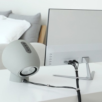 Лента-липучка для кабельного органайзера Baseus 3м (серая)