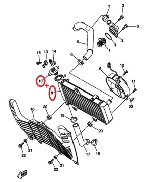НОВЫЙ РАДИАТОР YAMAHA XT 660 XT660 R X 2004-2014 гг.