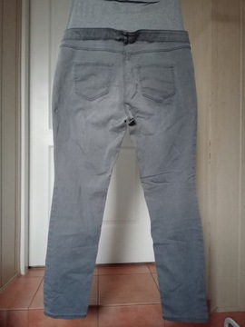 C&A 42 spodnie dżinsy ciążowe proste strecz