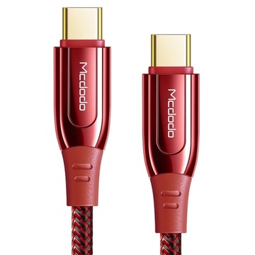 Mocny kabel type-C USB-C PD QC 3.0 5A 20V 100W 2m do Apple huawei honor htc