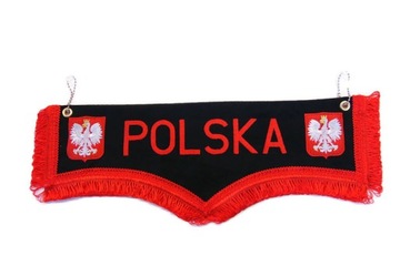 Вышитый польский кулон, черный TIR BUS