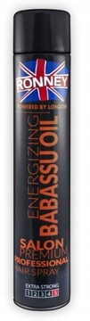 LAKIER DO WŁOSÓW RONNEY BABASSU OIL 750 ml MOCNO UTRWALAJĄCY