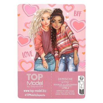 Набор ключей Top Model BFF в форме половины сердца