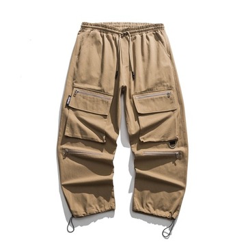 Cargo Pants Men Jogging Casual Pants Cotton Full L