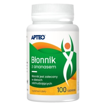 Błonnik z ananasem 100 tabletek
