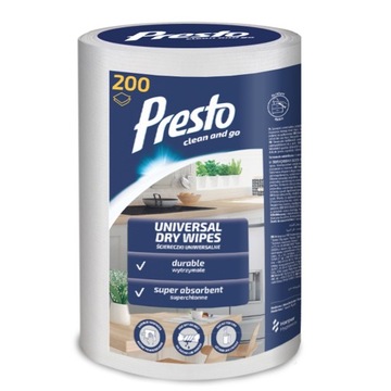 Presto suche ściereczki w rolce 200 szt.