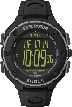 Wodoszczelny zegarek męski TIMEX sportowy INDIGLO 3 alarmy wstrząsoodporny