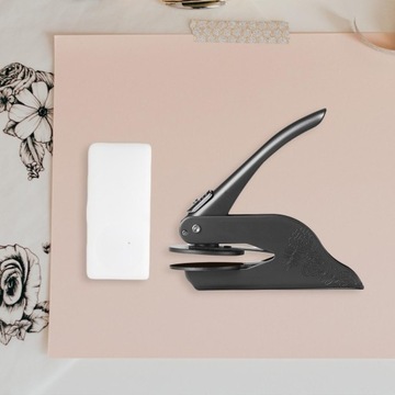 Пустой штамп для тиснения портативный из нержавеющей стали для бумаги