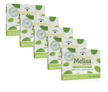 MELISA 150 mg stres uspokojenie zasypianie 450tab