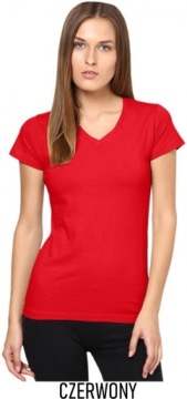 Футболка футболки V-neckline v Serek L
