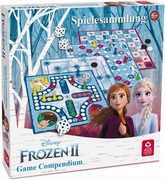 DISNEY KRAINA LODU GRA PLANSZOWA 4 w 1 dla dzieci