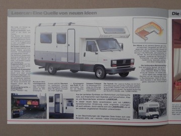 Брошюра - FIAT DUCATO / FORD TRANSIT - LASERCAR LAIKA - 198? р