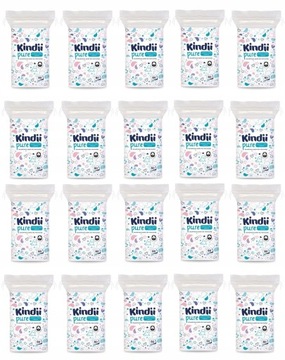 Ватные диски Kindii Cleanic Baby для младенцев и детей, косметические