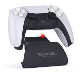 ПОДСТАВКА PS5, ДЕРЖАТЕЛЬ ЗАРЯДНОГО УСТРОЙСТВА + USB C, белый