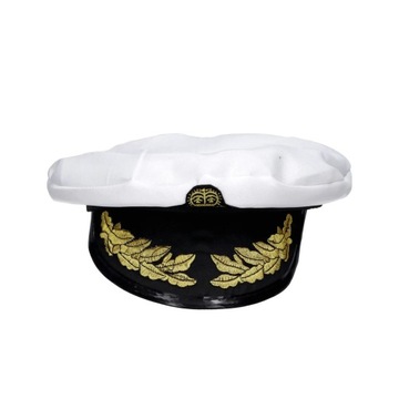 Czapka marynarz kapitan statku majtek marynarska