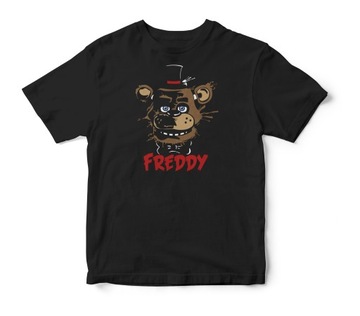 Детская футболка FREDDY Five Nights, черная, 140