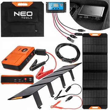 СОЛНЕЧНОЕ ЗАРЯДНОЕ УСТРОЙСТВО NEO SOLAR PANEL 140W POWERBANK