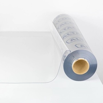 Folia ochronna przeźroczysta PVC/PCV 1mm 200cm 1mb | folia cięta na metry