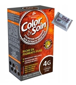 COLOR&SOIN 4G ZŁOTY ORZECH LASKOWY trwała farb