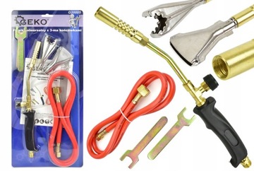 Паяльник GEKO УНИВЕРСАЛЬНЫЙ ГАЗОВЫЙ ПАЯЛОК С 3 НАСАДКАМИ ПРОПАН-БУТАН G20005