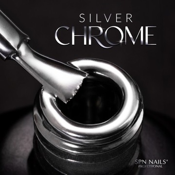 Гибридный лак для ногтей серебряный серебряный хром ультрафиолетовый ультрафиолетовый ультрафиолетовый ультрафиолетовый ультрафиолетовый LAQ 8ml Spn Nails