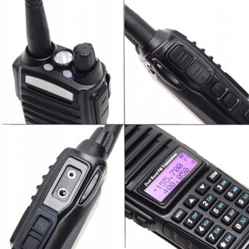 KRÓTKOFALÓWKA WALKIE TALKIE BAOFENG UV-82 5W PMR RADIOTELEFON DUŻY ZASIĘG